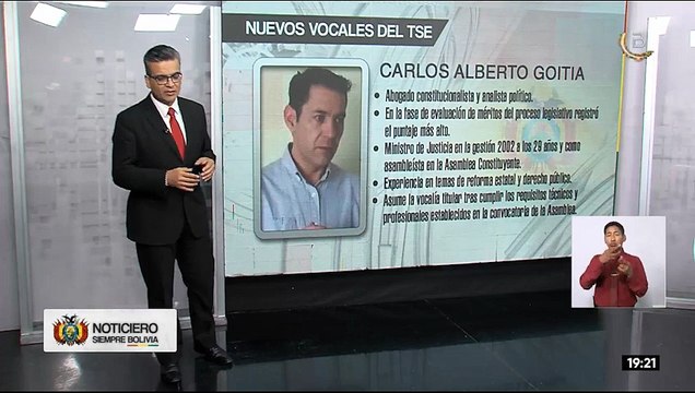 Conoce a los nuevos vocales del Tribunal Supremo Electoral