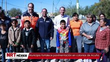 Municipio fortalece pavimentación en colonias de Acuña