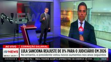 Lula sanciona reajuste de 8% para servidores do Judiciário em 2026