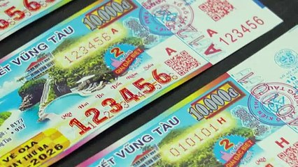 Giới thiệu sản phẩm vé xổ số kiến thiết Bà Rịa - Vũng Tàu in công nghệ số