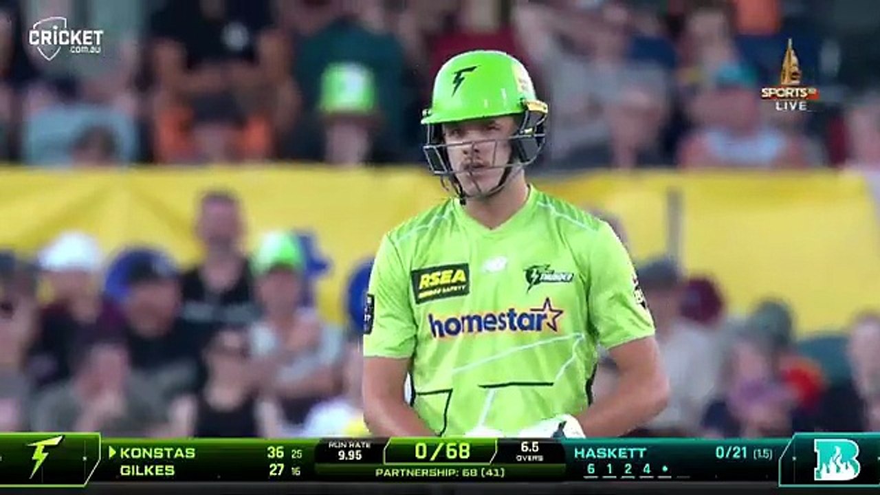 Sydney Thunder vs Brisbane Heat Full Match Highlights | 9th Match | BBL 2025(360p)