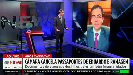 Câmara cancela passaportes diplomáticos de Eduardo e Ramagem