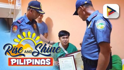 PNP, pinarangalan ang isang nasawing pulis at mga sugatan sa engkwentro sa Quezon Province