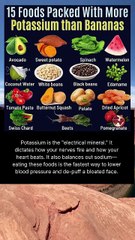 foods packed with more potassium than bananas