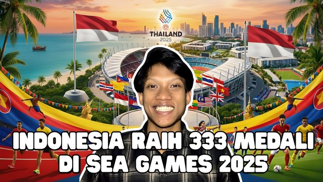 Indonesia Raih 333 Medali di Sea Games 2025