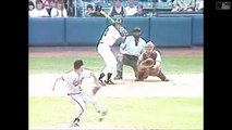 Bernie Williams (NYY) gets his first career hit (7/7/91)