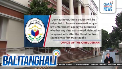 DPWH, inutusan ng Office of the Ombudsman na ilabas ang lahat ng computer at electronic devices na na-issue kay Usec. Cabral | Balitanghali