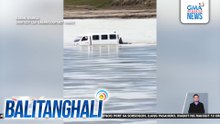 Van driver at 2 niyang rescuer, nailigtas mula sa baha | Balitanghali