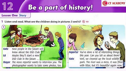 FAMILY AND FRIENDS 5 - Unit 12: BE A PART OF HISTORY