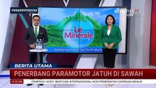 Penerbang Paramotor Tabrak Kabel Listrik & Jatuh ke Sawah di Malaysia, Pilot Selamat