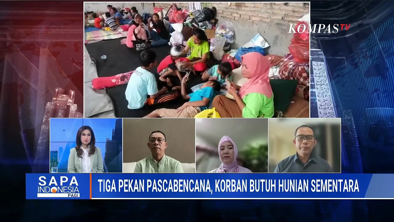[FULL] Lebih dari 3 Pekan Mengungsi, Kapan Hunian Sementara Korban Banjir Terealisasi?