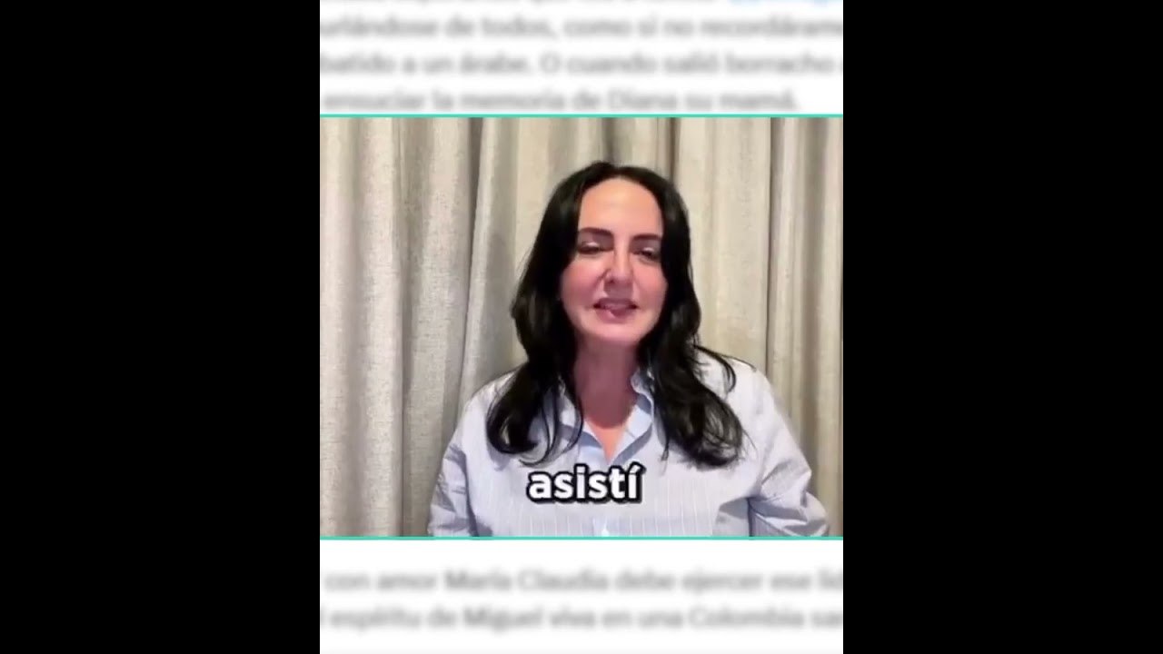 Cabal respondió a supuesta amenaza de ella hacia viuda de Miguel Uribe durante velorio | Pulzo