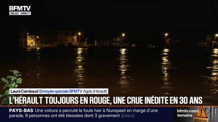 Le département de l'Hérault toujours placé en vigilance rouge ce mardi matin