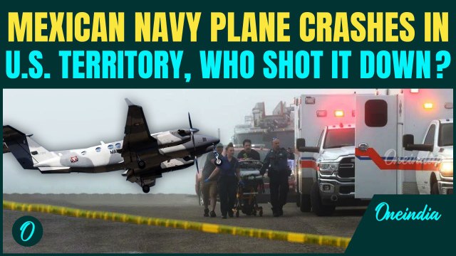 BREAKING: Mexican Navy Plane ENTERS U.S. Territory, CRASHES Near Texas | 5 Killed in Tragic Crash