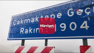 Afyonkarahisar'da kar yağışı yüksek kesimlerde etkili oldu