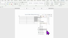 How to Write Vertical Text in a Word Table