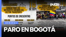 🚨 Paro de movilidad en Bogotá este 16 de septiembre: caos y bloqueos en la ciudad | Pulzo