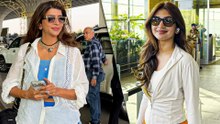 Telugu Actresses Sreeleela And Lakshmi Manchu Jet Off From Mumbai Amid Busy Schedules