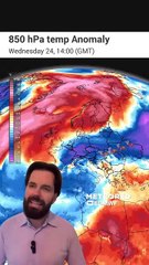Meteored propose au Père Noël les prévisions météo pour la nuit du 24 décembre.