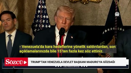 Trump'tan Venezuela Devlet Başkanı Maduro'ya gözdağı