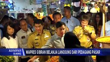 Wapres Gibran Tinjau Harga dan Belanja di Pasar Bersehati Manado | KOMPAS SIANG
