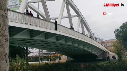 7. kez intihara kalkıştı! 5 yıl önce de aynı şekilde köprüye çıkmış