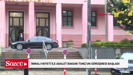 DEM Parti İmralı Heyeti ile Adalet Bakanı Yılmaz Tunç'un görüşmesi başladı