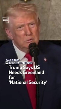 Trump Says US Needs Greenland for ‘National Security’