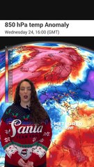 O Meteored oferece ao Pai Natal a previsão do tempo para a noite de 24 de dezembro.