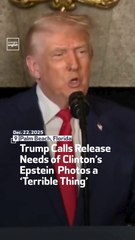 Trump Calls Release of Clinton s Epstein Photos a Terrible Thing