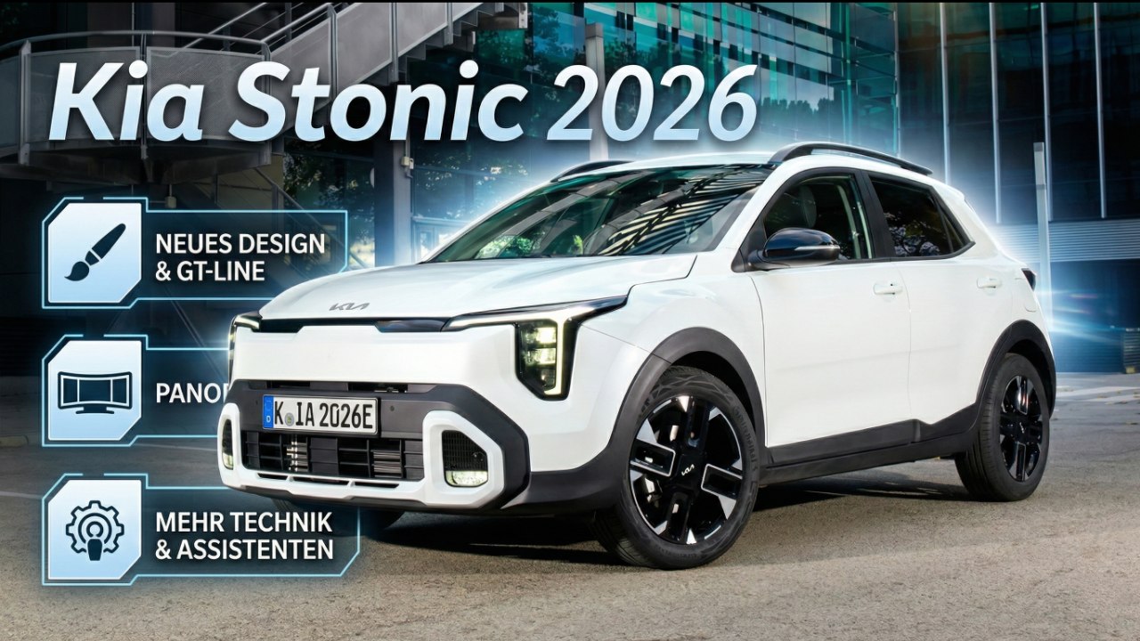 Kia Stonic MJ2026: GT-Line, neue Farben & Digital Key 2.0