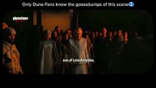 That chilling moment when destiny is claimed; Dune fans felt the goosebumps instantly 🥶✨  #glamsham #dune #paulatreides #iconicscene #scifimoments  {glamsham, dune, paul atreides, iconic scene, sci-fi moments}