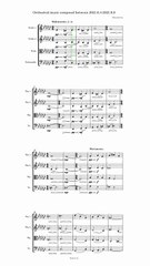Orchestral music composed between 2021.6.4-2021.6.9 (Vertical complete score)