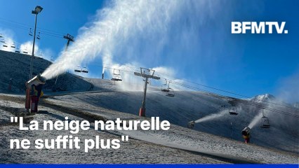 ROBIN DE BFM - Comment garantir l’enneigement des stations de ski ?