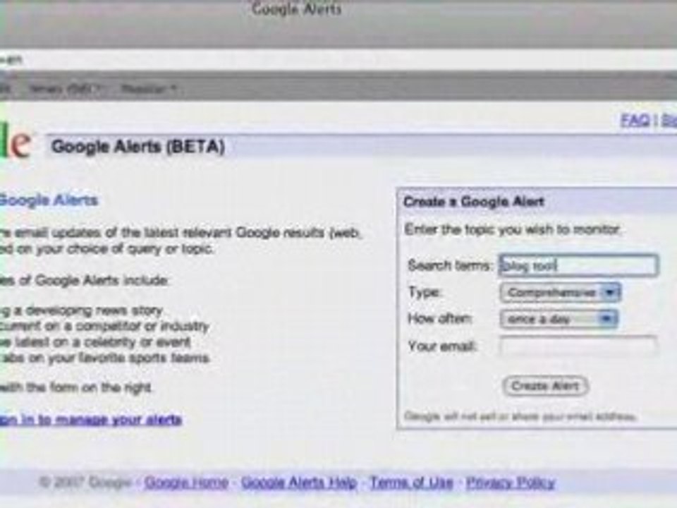 Google Alerts