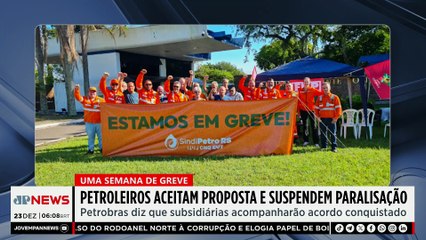 Federação dos Petroleiros aceita proposta da Petrobras e orienta fim da greve