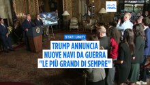 Trump presenta la Trump-class USS Defiant, la nuova nave da guerra per la marina Usa: 100 volte più potente delle altre