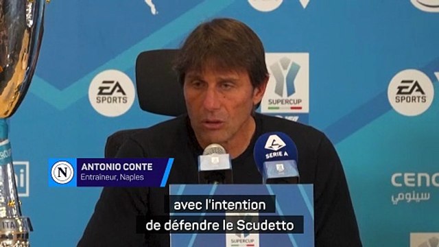 Conte félicite ses joueurs qui ont tout donné pour remporter ce trophée