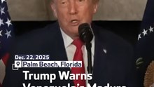 Trump Warns Venezuela’s Maduro