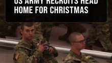 Thousands of new US Army recruits head home for Christmas