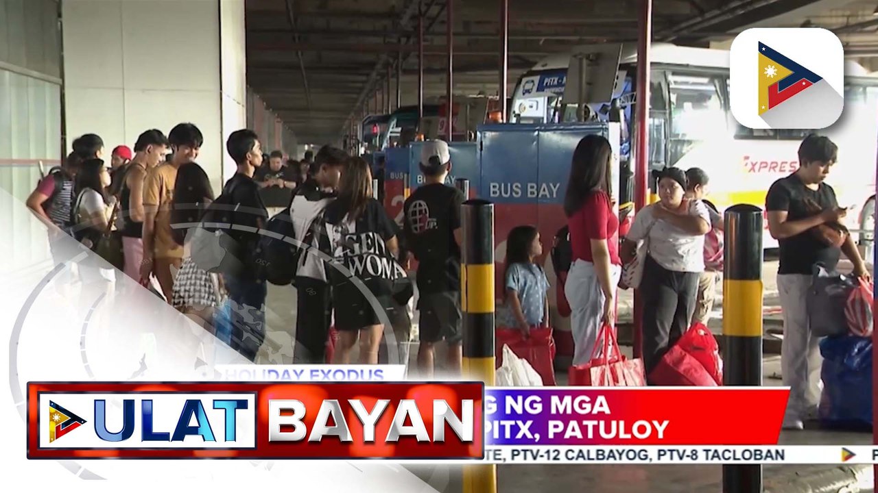 Ilang byahe sa PITX, fully booked na; Pagdating ng mga pasahero, tuloy-tuloy pa rin | ulat ni Gab Villegas