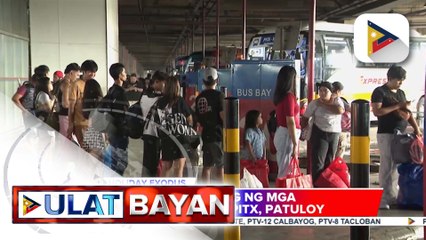 Ilang byahe sa PITX, fully booked na; Pagdating ng mga pasahero, tuloy-tuloy pa rin | ulat ni Gab Villegas