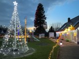 Une maison illuminée pour Noël