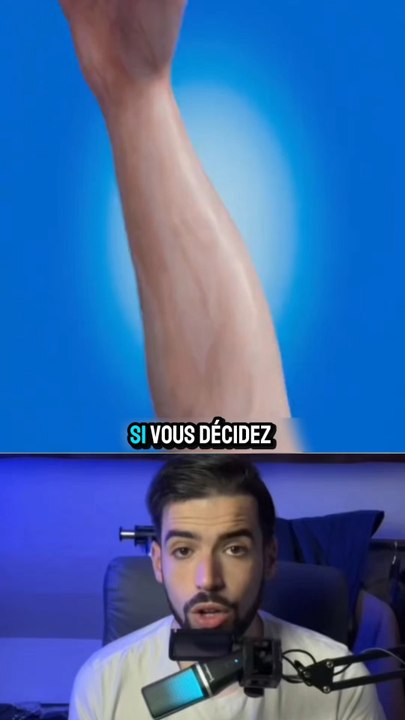 Si tu lèves le bras trop longtemps