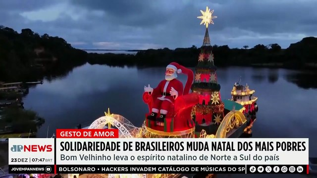 Espírito natalino traz emoção e alegria por todo Brasil