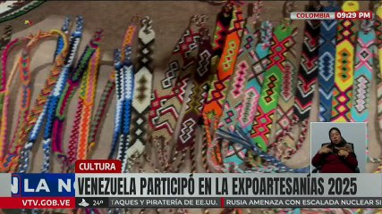 Colombia | Artistas venezolanos muestran sus piezas y productos textiles en la Expoartesanías 2025