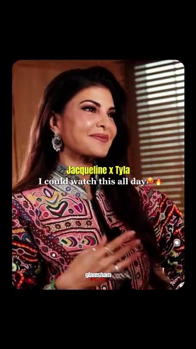 Jacqueline and Tyla turn the heat up with effortless moves you just can’t stop watching 💃✨  #glamsham #jacquelinefernandez #tyla #dancecollab #viralvideo  {glamsham, jacqueline fernandez, tyla, dance collab, viral video}