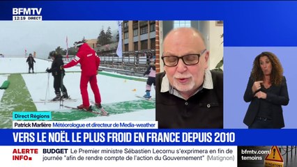 Patrick Marlière, météorologue, explique “qu’il y a très longtemps qu’on n'a pas eu aussi froid sur de très nombreuses régions”