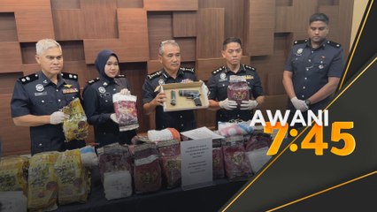 Polis tahan lelaki miliki pistol bawa 75kg syabu bernilai RM2.4 juta
