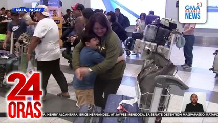 Mga OFW na magpapasko sa bansa, patuloy ang pagdating sa NAIA | 24 Oras